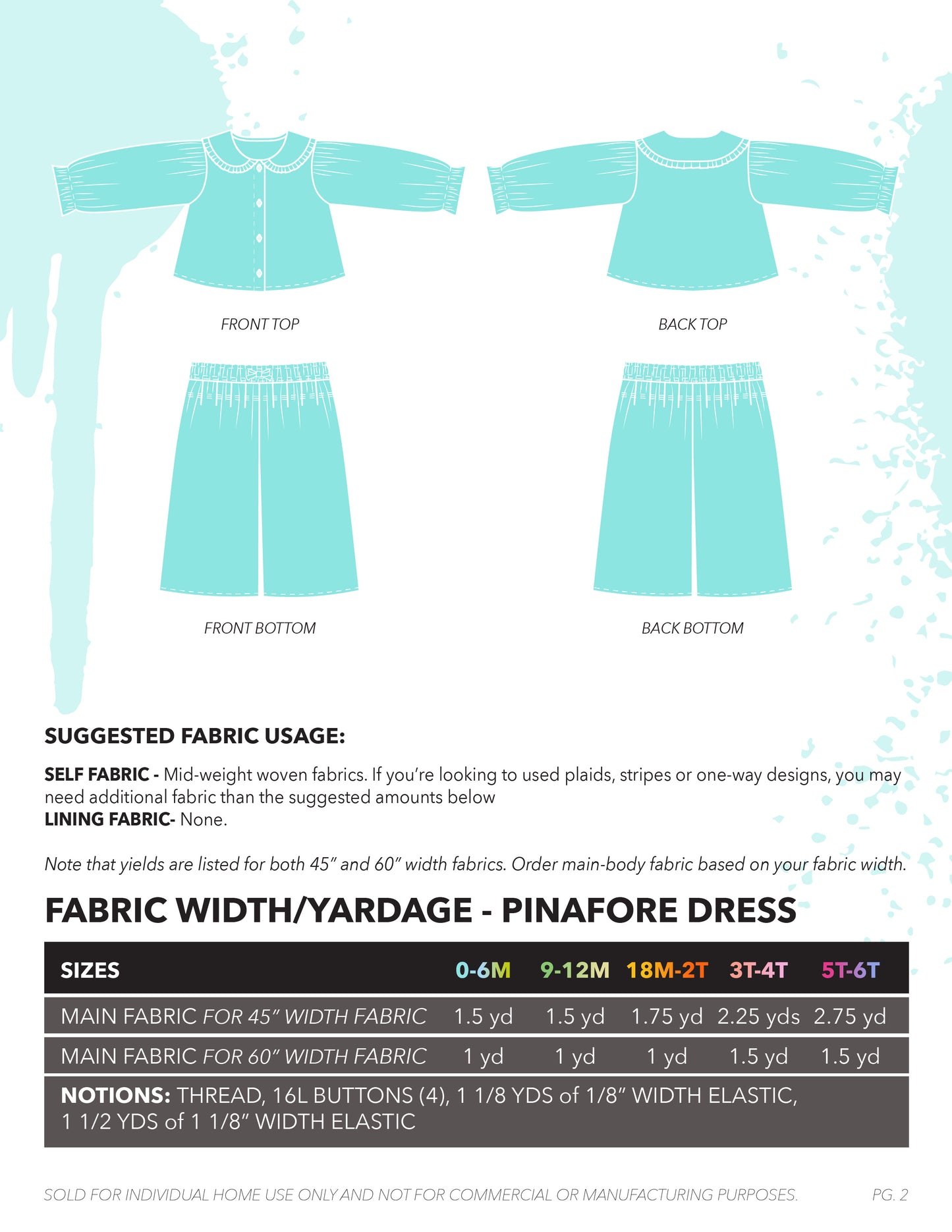 Children's Gingham Flare Top & Bottom Sewing Pattern – Sizes NB-6T