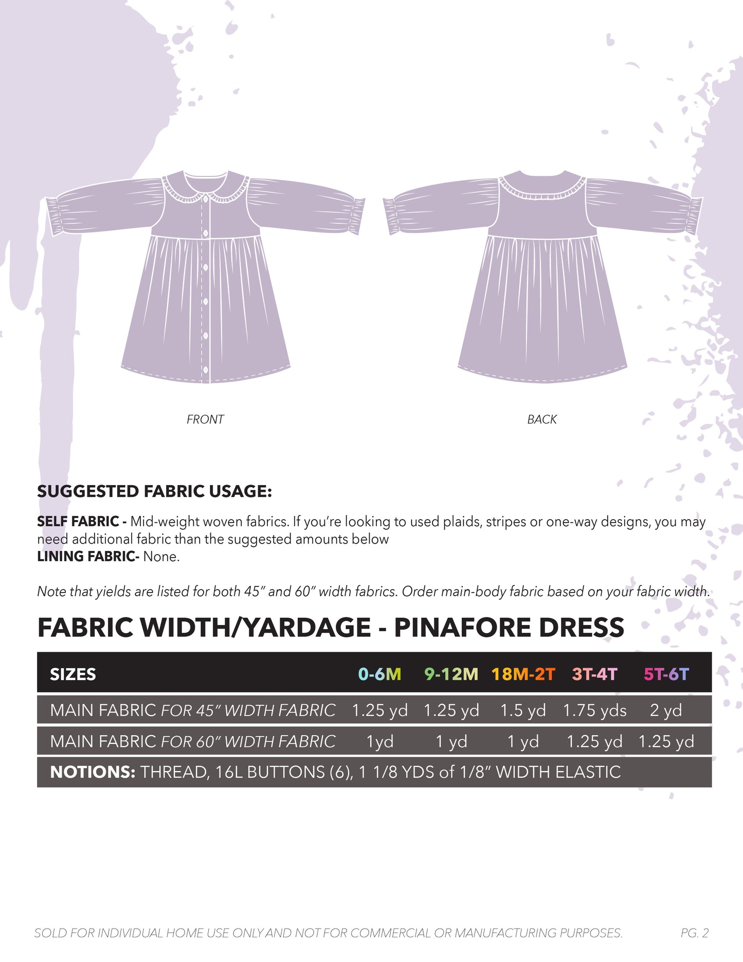 Children's SeerSucker Dress  Sewing Pattern – Sizes NB-6T